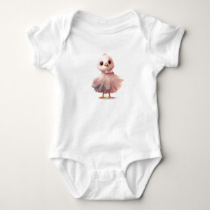 Body Para Bebé Pollo bebé, bebé hen, polluelo con vestido