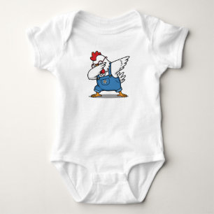 Body Para Bebé Pollo Dabbing Divertido Lindo Baile Dab