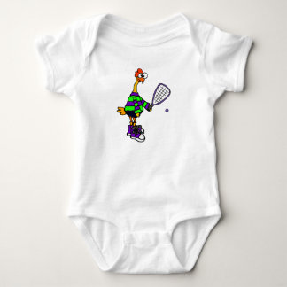 Body Para Bebé Pollo de goma lindo que juega el dibujo animado