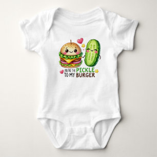 Body Para Bebé Pollos y hamburguesas de Kawaii