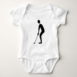 Body Para Bebé Poniendo - Negro