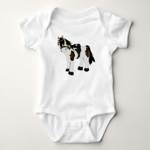 Body Para Bebé Pony de pinta de corte