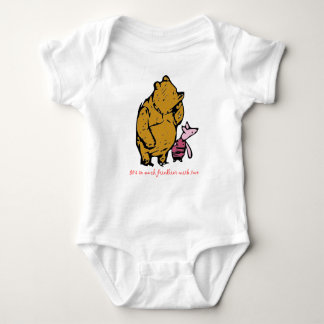Body Para Bebé Pooh y Piglet