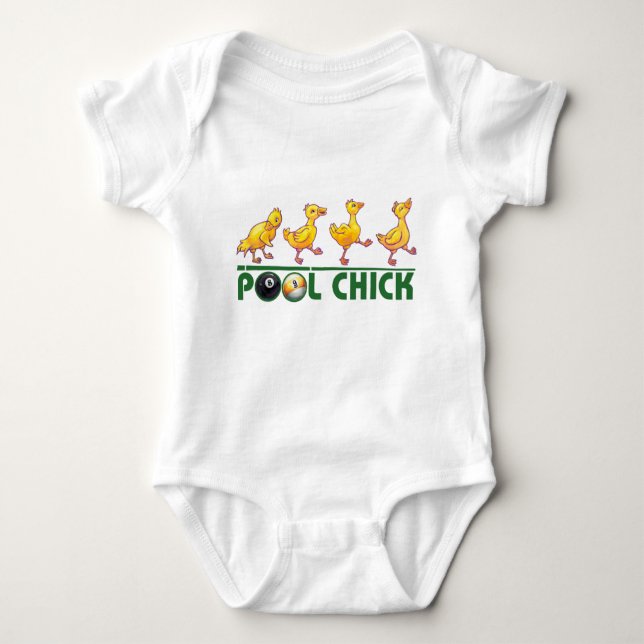 Body Para Bebé Pool Chick (Anverso)
