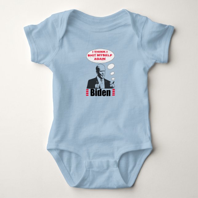 Body Para Bebé Poopy Pants Biden (Anverso)
