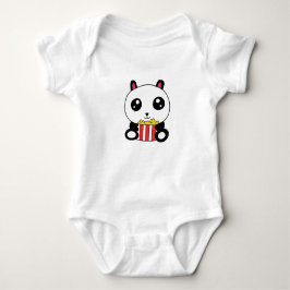 Body Para Bebé Popcorn Panda