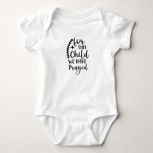 Body Para Bebé Por este niño hemos orado