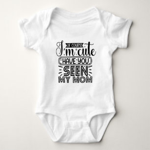 Body Para Bebé Por supuesto que soy Cute Baby Bodysuit