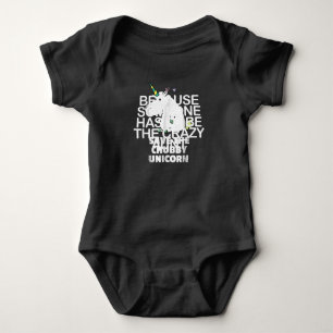Body Para Bebé Porque Alguien Tiene Que Ser Una Tía Loca Regalo P