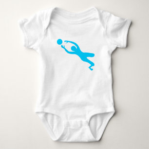 Body Para Bebé Portero - Azul Cielo