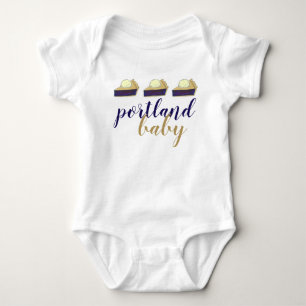 Body Para Bebé Portland Baby Oregon Marionberry Berry Pie Slice