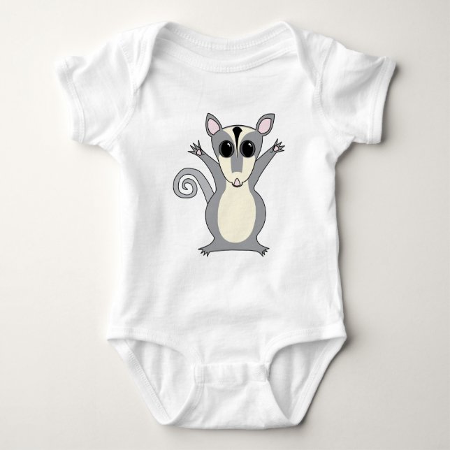 Body Para Bebé Possum T-Shirt (Anverso)