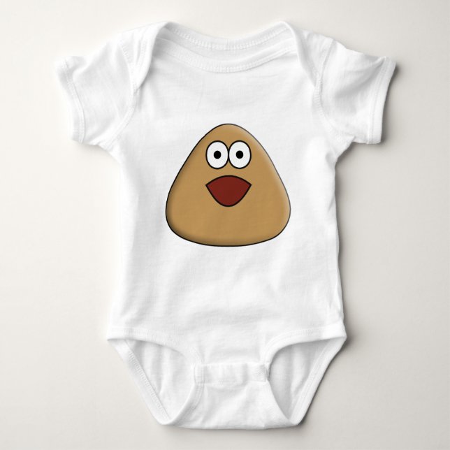 Body Para Bebé Pou emocionada - Baby Bodysuit (Anverso)