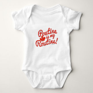 Body Para Bebé Poutine es mi Rutina