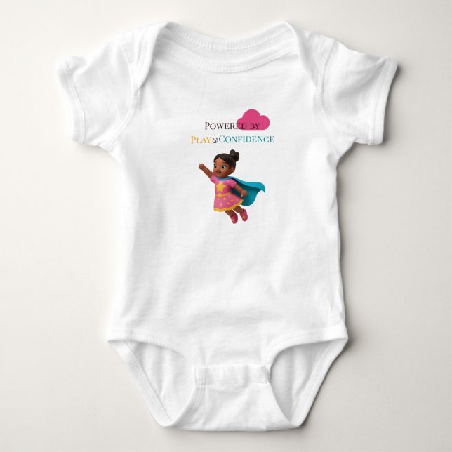 Body Para Bebé Powered by Play and Confidence Baby One‑Piece (Anverso)