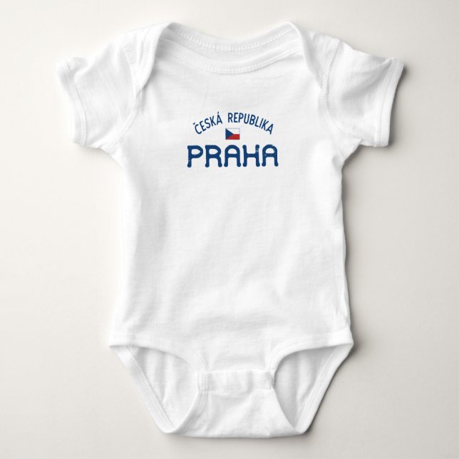 Body Para Bebé Praga con problemas República Checa (Praha) (Anverso)