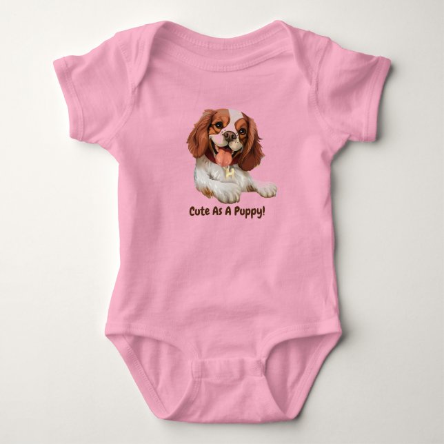 Body Para Bebé Precioso traje de pupito para bebé de una pieza (Anverso)