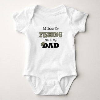 Body Para Bebé Preferiría pescar con papá