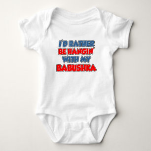 Body Para Bebé Prefiero Colgar Con Babushka