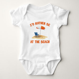 Body Para Bebé Prefiero Estar En La Playa
