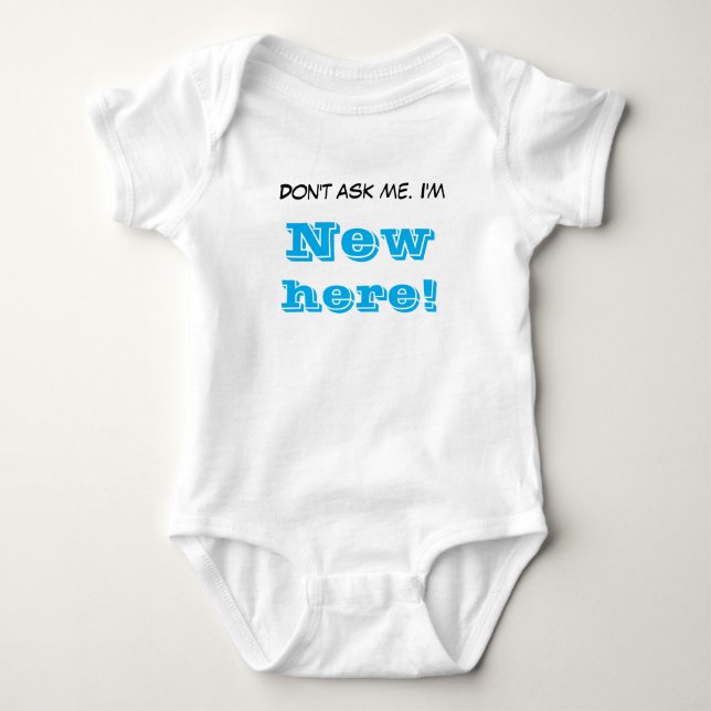Body Para Bebé Pregúntale a mi hermana mayor personalizable (Anverso)