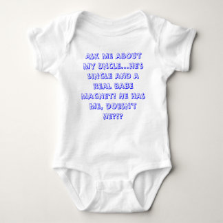 Body Para Bebé Pregúnteme acerca de mi tío…