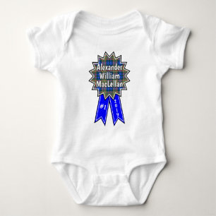 Body Para Bebé Premio Clan MacLellan #1 Cinta Azul