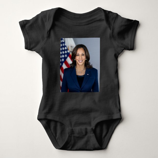 Body Para Bebé Presidente Candidato Kamala Harris US 2024 (Anverso)