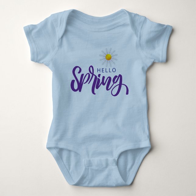 Body Para Bebé primavera (Anverso)