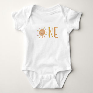 Body Para Bebé Primer cumpleaños de Little Sunshine