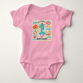 Body Para Bebé Primer cumpleaños del bebé