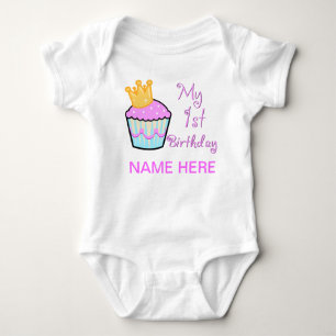 Body Para Bebé Primer cumpleaños lindo