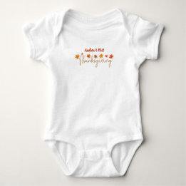 Body Para Bebé Primer día de gracias del bebé personalizado