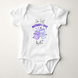 Body Para Bebé Primer día de las madres juntas / conjunto a juego