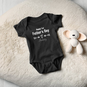 Body Para Bebé Primer Día del Padre Personalizado