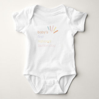 Body Para Bebé Primer Día Nacional del Bebé