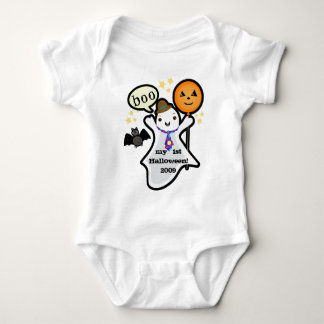 Body Para Bebé Primer fantasma de Halloween Kawaii del bebé
