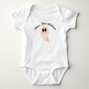 Body Para Bebé Primer Halloween del bebé fantasma lindo