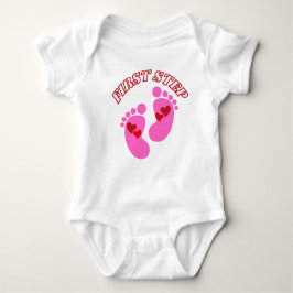 Body Para Bebé Primer paso: Baby Girl Bodysuit