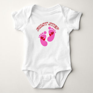 Body Para Bebé Primer paso: Baby Girl Bodysuit