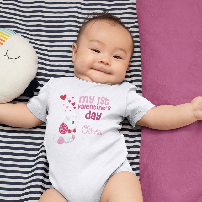 Body Para Bebé Primer Personalizado El día de San Valentín de una (Subido por el creador)