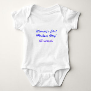 Body Para Bebé Primer regalo del día de madre - recuerdo del beb