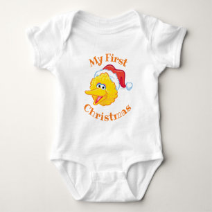 Body Para Bebé Primer sombrero de Santa de Navidad Gran Pájaro