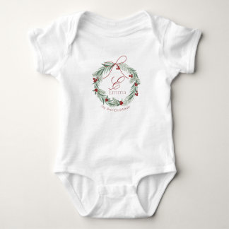 Body Para Bebé Primer traje de bebé de Navidad personalizado