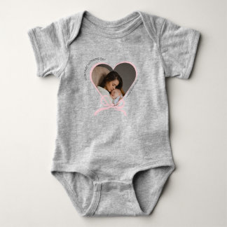 Body Para Bebé Primera foto del personalizado del Día de la Madre