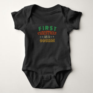 Body Para Bebé Primera Navidad como un PRIMO