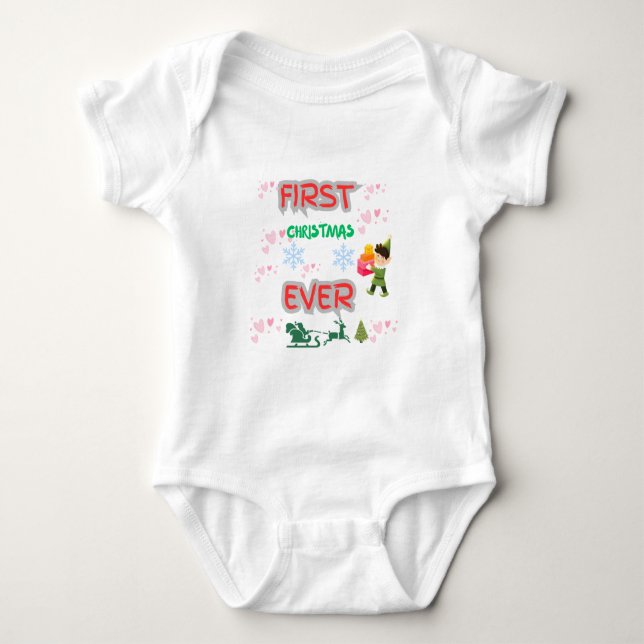 BODY PARA BEBÉ PRIMERA NAVIDAD DE LA HISTORIA (Anverso)
