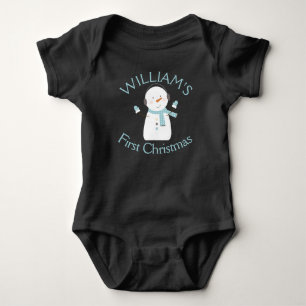 Body Para Bebé Primera Navidad del Bebé Personalizable Muñeco de 