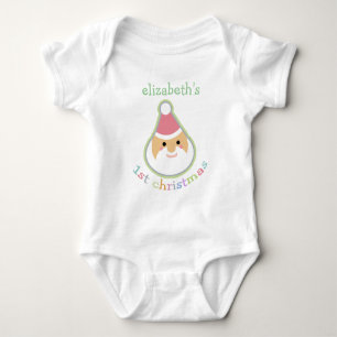 Body Para Bebé Primera Navidad del bebé personalizado