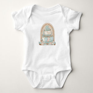 Body Para Bebé Primera Navidad Mi Amor Bodysuit para Bebé Lindo
